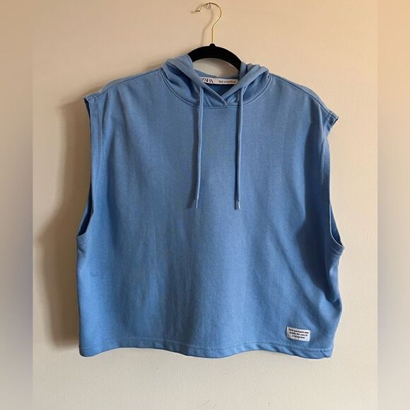Zara women sleeveless top with hood. - Picture 1 of 2